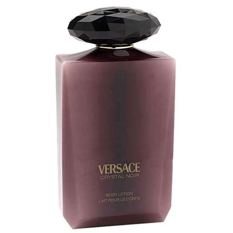 versace gel|Versace crystal noir body lotion.